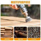 6Pcs Wire Brushes for Cleaning Rust, Small Wire Brush, Wire Wheel for Drill Steel Brush for Cleaning with Nylon, Brass, Stainless Steel, and Carbon Steel Bristles - 7-Inch Handle & 1/4-Inch Hex Shank
