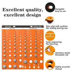 54 Nut Thread Gauges Checker Standard and Metric Checker Used A Standard Gauge to Set Pitch and Thread for The Chaser Thread Gauge with 22 Standard and 24 Metric Bolt and 8 Drill Bit Gauge