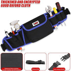 Tool Belt,600D Water-draining Oxford Cloth Tool Belts for Men,Electrician Tool Belt Widely Applied to Repairmen,Electrician,Carpenter,Construction(5 pockets)