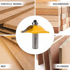 1PCS 1/2" Shank 2-1/2" Diameter Raised Panel Cabinet Door Making Router Bit Woodworking Tools Door & Window Router Bit