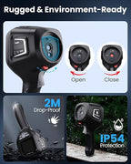 Handheld Thermal Imager, 640×480 3.5" IPS Screen, 512×384 X³ IR Resolution, -4℉ to 1022℉, Infrared Imager with Fusion Imaging, Thermal Imaging Camera with 2MP Visual Camera(Thor 002)