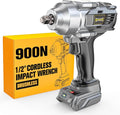 Cordless Impact Wrench 1/2 inch for Dewalt 20V Battery, 750Ft-lbs(1000N. m) Brushless High Torque Power Impact Wrench Gun Tool with LED Work Light and Belt Clip (Battery Not Included)