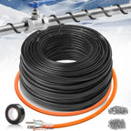 Pipe Heating Cable 160FT (3FT-200FT) for Metal & Plastic Water Pipes - Freeze Protection up to -40°F, 5W/FT 120V Heat Tape to Keep Water Flowing
