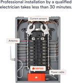 Sense Energy Monitor - Track Electricity Usage in Real Time and Save Money - Meets Rigorous ETL/Intertek Safety Standards