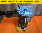 Router Edge Guide for Fixed Base Compact Router (DNP618), Straight Edge Guide for Quickly Attached to Router Fixed Base