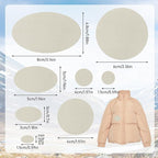Down Jacket Repair Patches - Highly Effective Repair of Nylon Fabric, Waterproof Self-Adhesive Repair Patch for Down Jackets, Tents, Raincoats, Outdoor Equipment