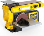 4.5-Amp Belt & Disc Sander Combo, 4x36 in. Belt & 6 in. Disc Sander with 3/4HP Motor, Upgraded Model