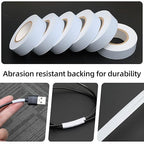 ROSEUP 6-Pack Electrical Tape, 3/4 in x 66ft, Professional Flame Retardant Waterproof PVC Electrical Insulation Tape, ash Gray