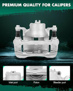 SCITOO Front Left Brake Caliper With Bracket 19B3308 Compatible For Nissan Altima 2007-2013, For Nissan Sentra 2007-2012