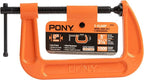 Pony Jorgensen 2650 5-Inch C-Clamp, Orange