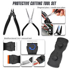 DECKIT 3D Printer Tool Kit 48Pcs 3D Printing Accessories Set with Deburring Tool, Nozzle Cleaner, Art Knife, Caliper Pen, Tube Cutter & Storage Bag | for All Printers/Removal/Cleaning/Finishing
