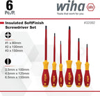Wiha 32092 Slotted And Phillips Insulated Screwdriver Set, 1000 Volt