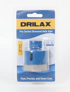 Drilax Pro Series 2 Inch Diamond Hole Saw for Angle Grinders | 1-3/8" Depth | 5/8"-11 Thread | Fast & Dry Drilling for Large Conduit, Pipes, Access Holes | Long Life