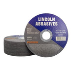 25 Pc 5" x 1/16" x 7/8" Cut-Off Wheels Lincoln Abrasives Metal & Stainless Steel