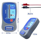 M500 Insulation Tester MEGOHMMETER, Compatible with Supco M500 Electronic Megohmmeter, Multimeter Tester, Compressor Tester HVAC, Battery Operated, 1000 Megohms at 500 Volts, with Soft Carrying Case
