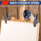 WORKPRO Spring Clamp Set, 16-Piece 3-3/8" Nylon Spring Clamp with Adjustable Jaw Pads and High-strength Spring for Woodworking, Photography Backdrops and DIY Projects