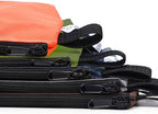 KERNOWO 5 Pcs Premium Tool Pouch Zipper Bag, Small Utility Bags, 12.5 X 7 X 2 Inch Bank Deposit Bag With Dependable Smooth Nylon Zippers