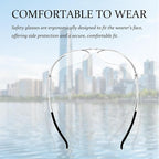 54 Pcs Safety Glasses Clear Impact UV Scratch Glasses Bulk Eye Protection for Lab and Construction Science for Men and Adolescents(Clear)