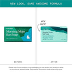 Ursa Major Natural Bar Soap | Morning Mojo Bar Soap | Exfoliating Soap with Peppermint, Eucalyptus and Rosemary | Formulated for Men and Women | 5 ounces