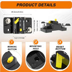 E93 Circuit Breaker Waterproof IP67 25A-300A Extended Surface Mount with 3/8" Diagonal Studs Hi-Amp Marine RV Truck Protector (300A)