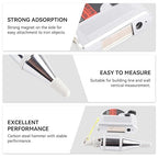 Magnetic Plumb Bob with String, Plumb Bob Reel Retractable Plumb Line Tool, 8m/ 26ft Automatically Stretch Line Quickly Stabilize Plumb Bob Tool for Construction Building Line