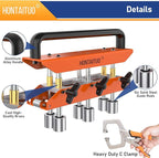 Three-Station Edge Roller Bender,0-90° Bending Angle Bending Metal Roofing Materials,Adjustable for Making 5/8" to 4" (16 to 102 MM) Bends in 29 to 22-Gauge Steel,Large Sheet Metal Bender