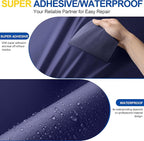 6X63 Inch Nylon Repair Patch for Down Jacket, Self-Adhesive Nylon Fabric Repair Patch for Tents, Waterproof Fabric Repair Tape Patch Kit for Clothes, Puffer Jackets, Backpacks