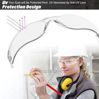 10 Pack Clear Safety Glasses with ANSI Z87.1 Scratch Resistant Eyewear for Women Man Lab Goggles Eye Protection
