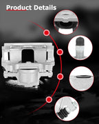 cciyu Front Left Brake Caliper Assembly w/Bracket 18B5044A 2009 2010 2011 2012 For Dodge For Journey