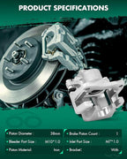 SCITOO 19B3192 Rear Right Disc Brake Caliper Assembly w/Bracket For Toyota For RAV4 2006-2012