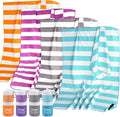 Sfee 2 in 1 Microfiber Oversized Beach Towel, Quick Dry Towel Travel Towel Camping Towel Super Absorbent Compact Lightweight Sports Gym Towels for Beach,Gym, Hiking, Pool, Backpacking, Bath, Yoga