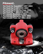 cciyu Rear Left Brake Caliper Assembly 18-4678 For Ford For Expedition/For F-150/For F-150 Heritage/For F-250,For Lincoln For Blackwood/For Navigator/For Town Car