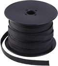 Keco 100ft – 3/8 inch PET Expandable Braided Cable Sleeve – Wire Sleeving for Audio Video and Other Home Device Cable Automotive Wire - Black