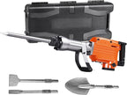 VEVOR Electric Concrete Saw, 14 in Circular Saw Cutter with 5 in Cutting Depth, Wet/Dry Disk & Demolition Jack Hammer, 2200W Electric Jackhammer Heavy Duty, 1350 BPM Concrete Breaker 4pcs