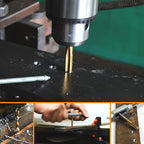 1/4"-20 UNC Tap and #7 Drill Bit Kit, M2 HSS Drill and Tap Set, Combination of Drill and Tap Kit for Metal
