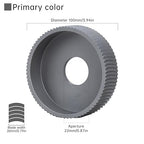 Angle Grinder Wood Carving Disc Set Milling Cutter Grinding disc, 4 and 1/2 Attachments with 5/8 inch Arbor, Cutting Wheel Can be Used for Wood, OPP, Soft Metal (Primary Color 100mm/22mm)