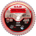 Metal Cutting Circular Saw Blade, Steel and Stainless Steel Cutting, The Cutting Head uses a Special Anti-Heat Sticking Coating with high Finish and Long Life,FMB 6-1/2 inch 48-Tooth 5/8"-TA