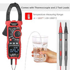 Intendvision Inrush Clamp Meter 1000A True RMS AC/DC Current Amp Meter, VFD, LOZ Mode, 6000 Counts, Measures Current Voltage Temperature Capacitance Resistance Diodes Continuity Duty-Cycle