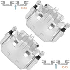 cciyu Front Left & Right Brake Calipers Assembly w/Bracket 19B3123A 19B3122A For Nissan For Frontier/For Pathfinder/For Xterra,For Suzuki For Equator