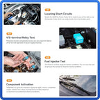 VDIAGTOOL V500 Pro Automotive Circuit Tester, Power Circuit Probe Tester Breaker Finder Tool, 9/30V Electrical Open Short Circuit Finder, Multimeter/Oscilloscope/Relay/Injector Test