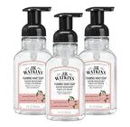 J.R. Watkins Foaming Hand Soap with Pump Dispenser, Moisturizing Foam Hand Wash, Alcohol-Free and Cruelty-Free, Grapefruit, 9 fl oz, 3 Pack