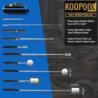 Telescoping Magnetic Pickup Tool Set, Inspection Mirror Telescoping, LED Flashlight, Cool Gadgets for Men, Gifts for Dad, Husband, Kids, Boyfriend, Magnet Stick