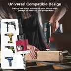 Countersink Drill Bit Set for Wood,7 PCS Counter Sink Drill Bit with HSS Tapered Drill Bits and 1/4" Hex Shank Quick Change for Woodworking with Storage Box