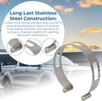 5PCS Exhaust Pipe Tacking Band For Tig Welding Fabrication 2" 2.5" 3" 3.5" 4"