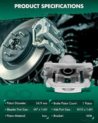 SCITOO Rear Right Brake Caliper With Bracket 19B3436 Compatible For Nissan Rogue 2008-2013 For Nissan Rogue Select 2014-2015