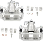SCITOO Rear Left & Right Brake Caliper With Bracket 18B5399 18B5398 Compatible For Chrysler Town & Country 12-16, For Dodge Grand Caravan 12-17, For Ram C/V 13-15, For Volkswagen For Routan 12-14