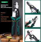 Zsling 8 Inch Inch Wire Strippers Crimpers Cutter Pliers Multi-Function Hand Tool Cable Cutting Wire Cutters