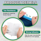 PATIKIL Awning Repair Tape 8m x 10cm Waterproof Canvas Tape High Adhesive Tear Repair Patch Kit for PVC Tarpaulin Tent Awning Fabric RV Sail Boat Cover, Blue (4" x26.24ft)