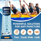 Air Mattress Patch Kit, Heavy Duty Inflatable Repair Kit for Air Mattress, Bounce House, Inflatable Toys, PVC Boat, Tent, Swimming Ring, UV- Resistant Waterproof TPU Pool Repair Glue, Heavy Duty