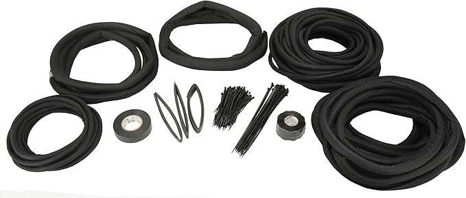 Design Engineering 010663 Easy Loom Split Sleeve Master Kit - Complete Vehicle Wire and Hose Protection